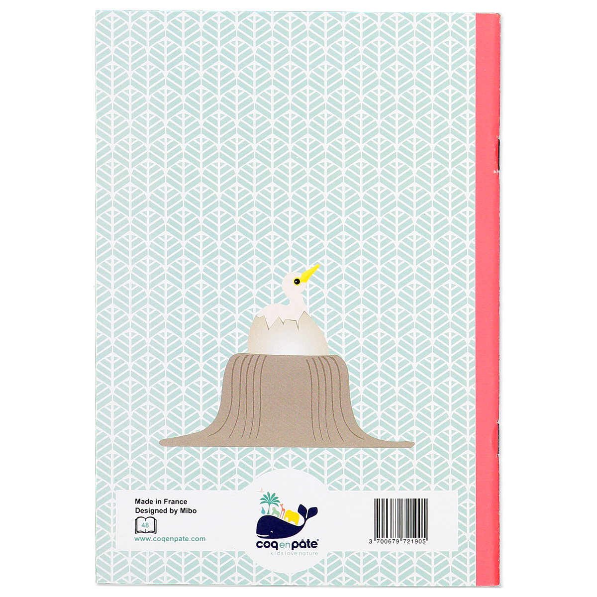 cahier a5 enfant flamant rose