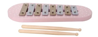 xylophone enfant en bois rose