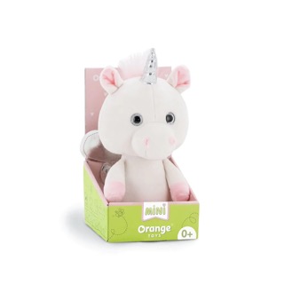 peluche licorne toute douce blanche