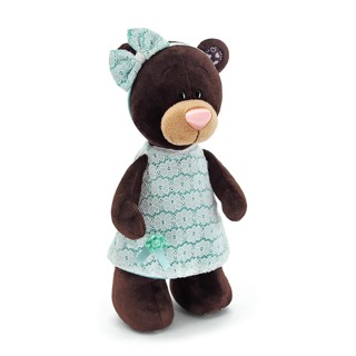 peluche ours brune robe