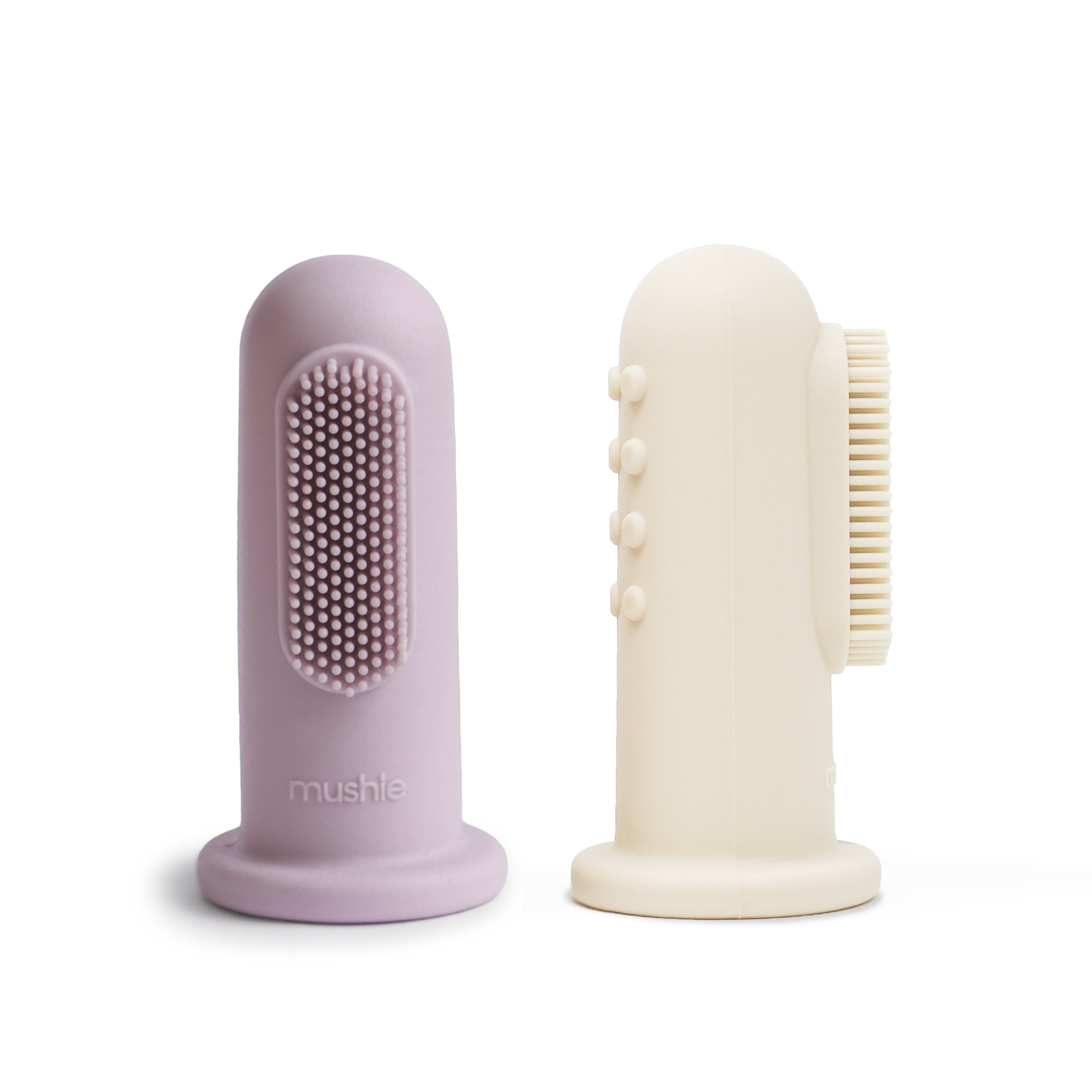 Brosse à dent bébé - blanc et mauve