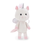 peluche licorne toute douce blanche