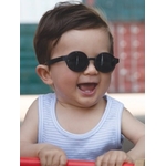 lunettes de soleils rondes bébé noiremade in Italie elly la fripouille
