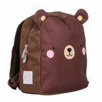 petit sac à dos ours marron pour crèche ou maternelle