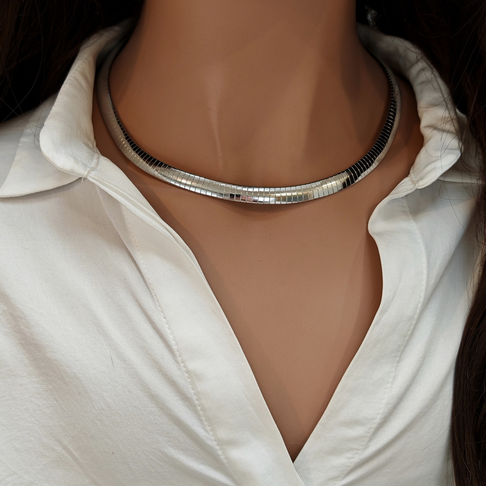 Collier JONC Argent