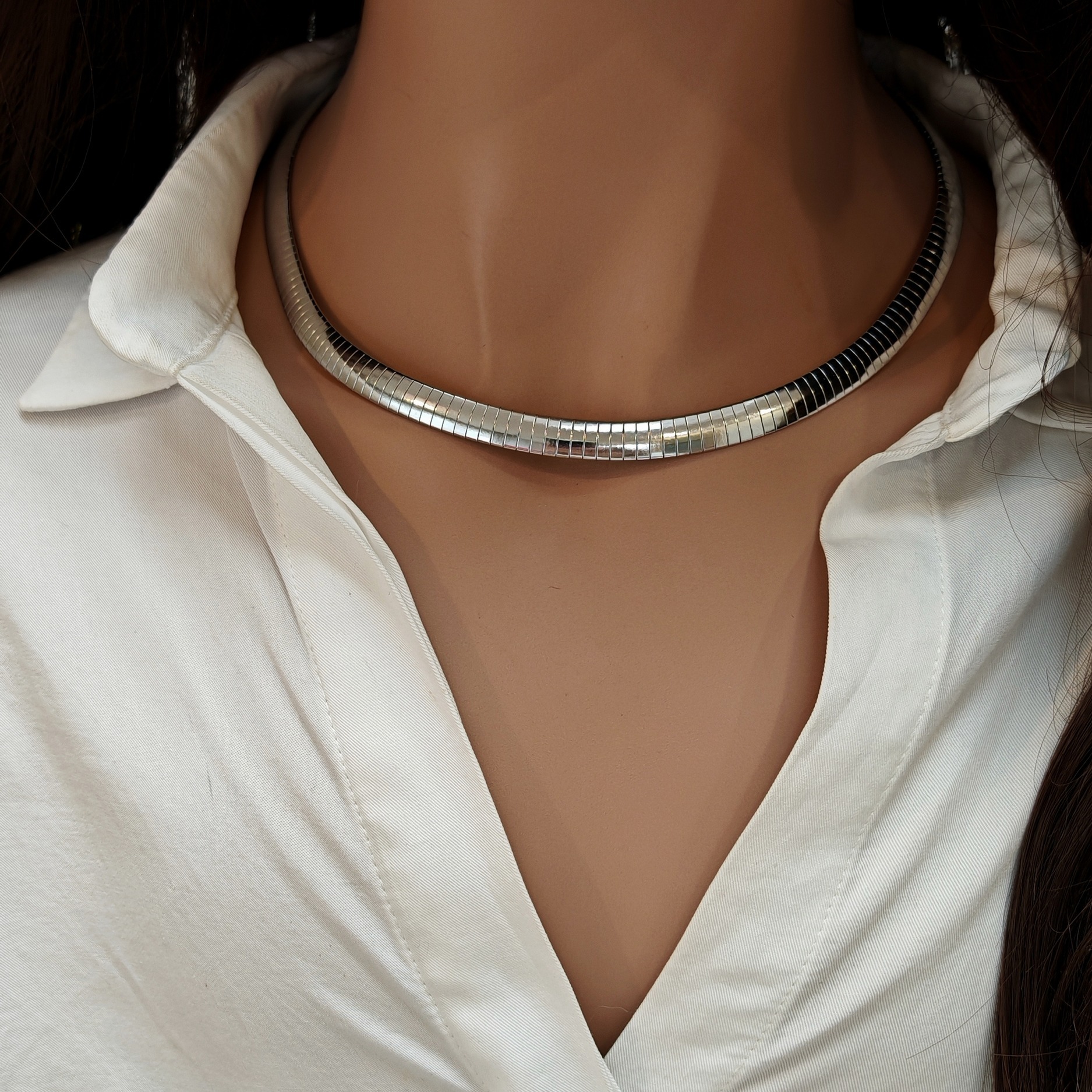 Collier JONC Argent