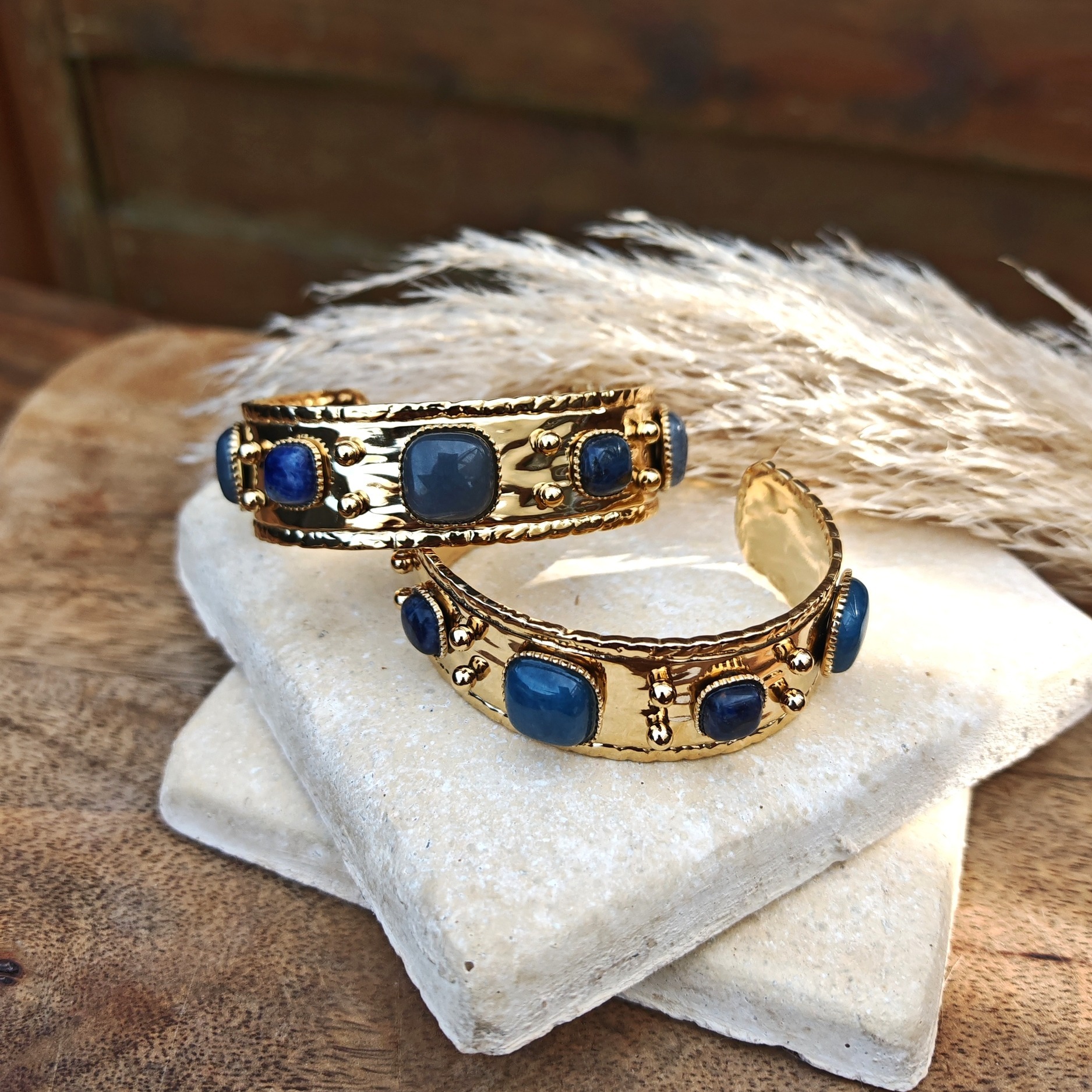 Bracelet Aventurine Bleu - Pierres et Perles Naturelles/Bracelets