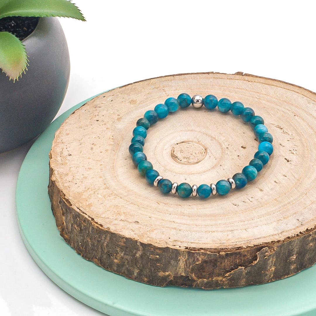 Bracelet Apatite Bleue