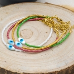Bracelet oeil protecteur nacre perle myuki