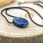 pendentif cordon lapis lazuli