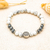 Bracelet roue de bateau howlite