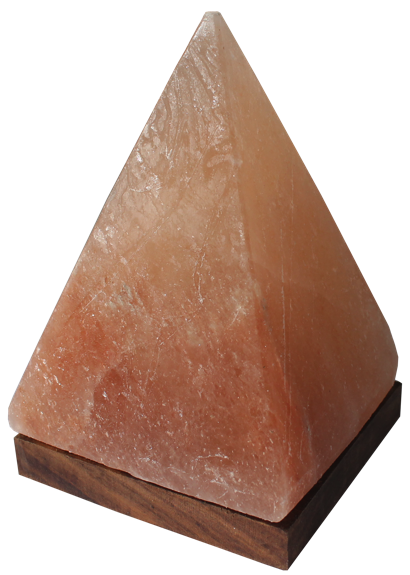 Lampe Pyramide en Cristal de Sel 17,5 cm