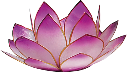 Photophore Lotus Levée du Soleil - Lavande