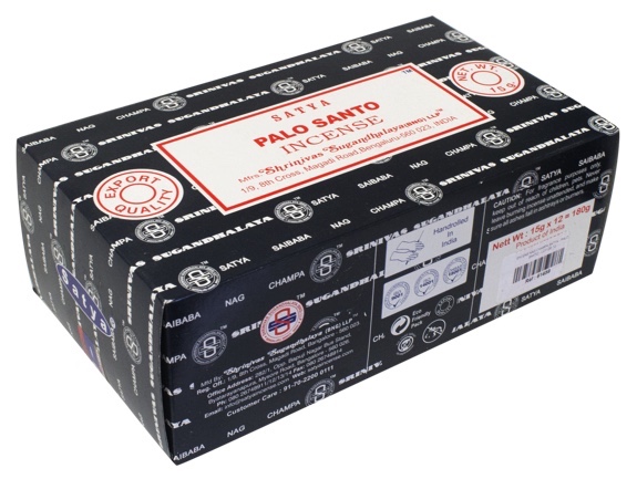 Encens Nag Champa Satya - Palo Santo - 15 grs - Lot de 12