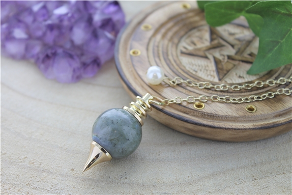 68692-Pendule Sephoroton en Labradorite