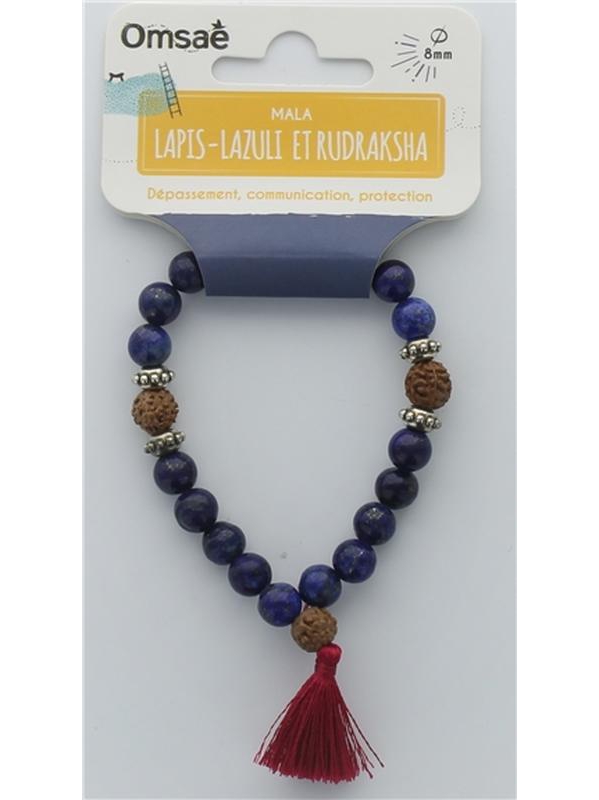 69001.2-Bracelet Mala en Lapis Lazuli