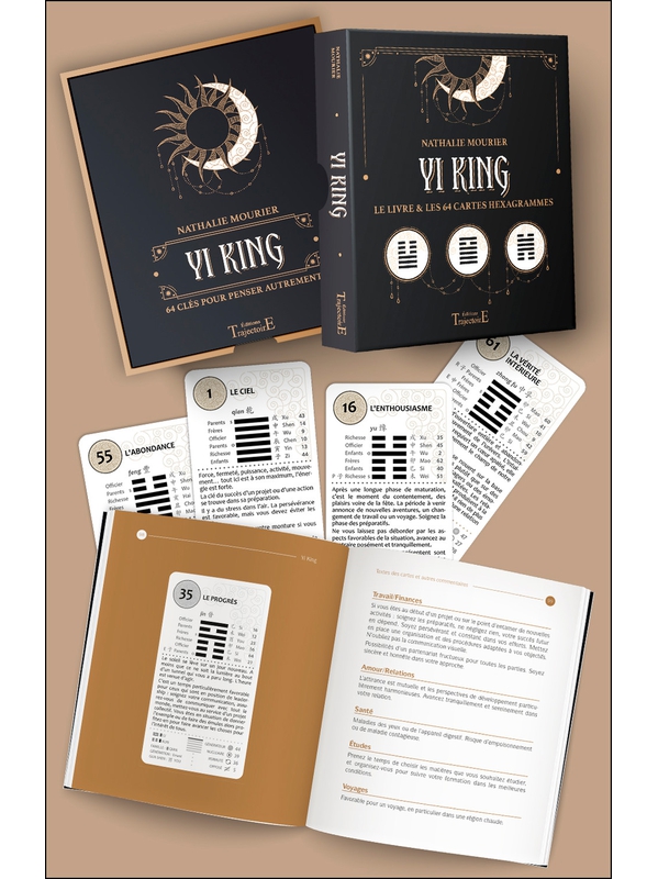 71936.Yi King - Le livre & les 64 cartes hexagrammes - Coffret