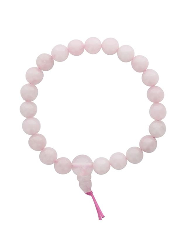 69079.2.Bracelet Mala en Quartz Rose