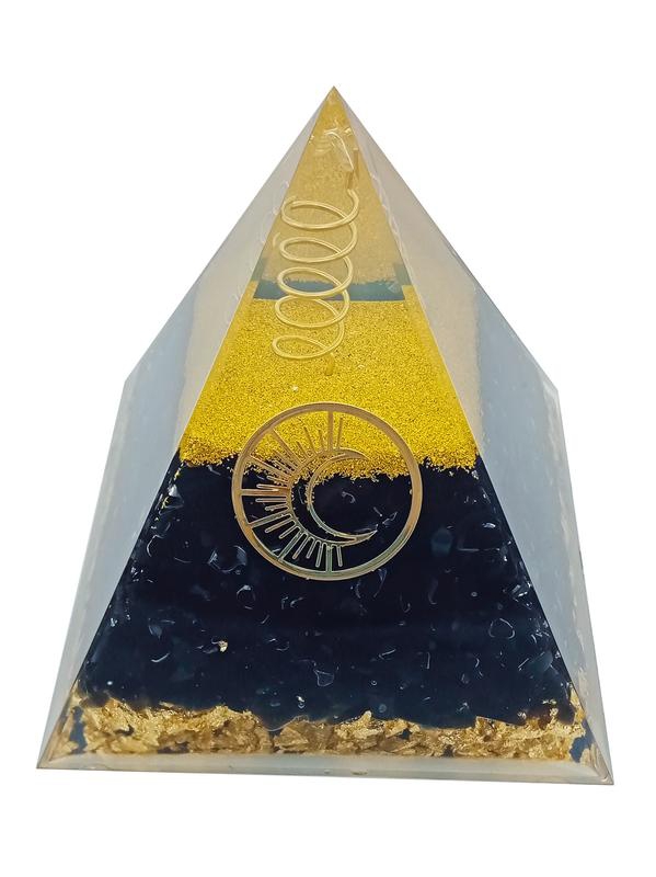 69926.Pyramide Orgonite Onyx Lune