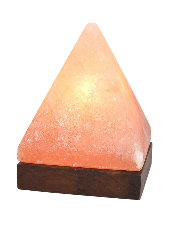74012.Lampe en Cristal de Sel - Pyramide