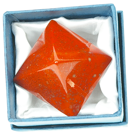 Pyramide Jaspe Rouge - 3 cm
