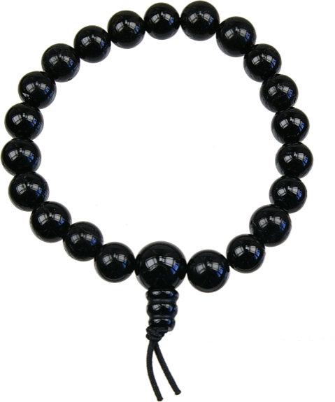 Bracelet Mala Tibétain Onyx Noir