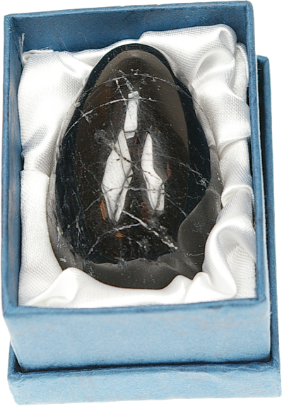 Oeuf Tourmaline Noire - 3 x 4,5 cm