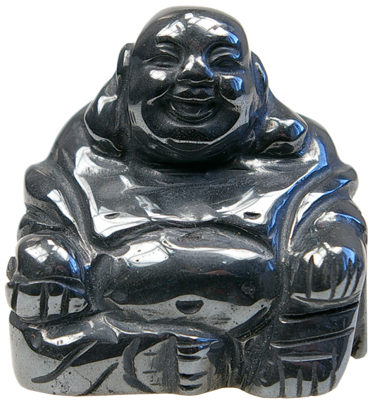 Bouddha Rieur Hematite