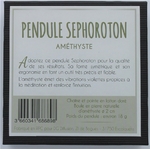 68689-2-Pendule Sephoroton en Améthyste