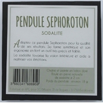 68695-2-Pendule Sephoroton en Sodalite