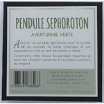 68696-2-Pendule Sephoroton en Aventurine Verte
