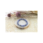 70018.Bracelet Sodalite et Hématite Perles rondes 8 mm