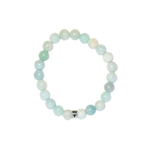 71368.Bracelet Amazonite Perles rondes 8 mm