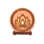 74017.Lampe en Cristal de Sel 3D Lotus