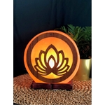 74017.1.Lampe en Cristal de Sel 3D Lotus