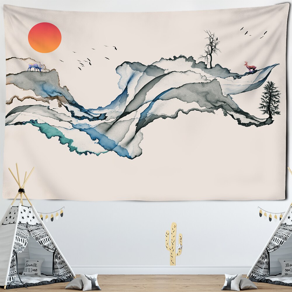 Wall Tapestry Art | Japanese Winter