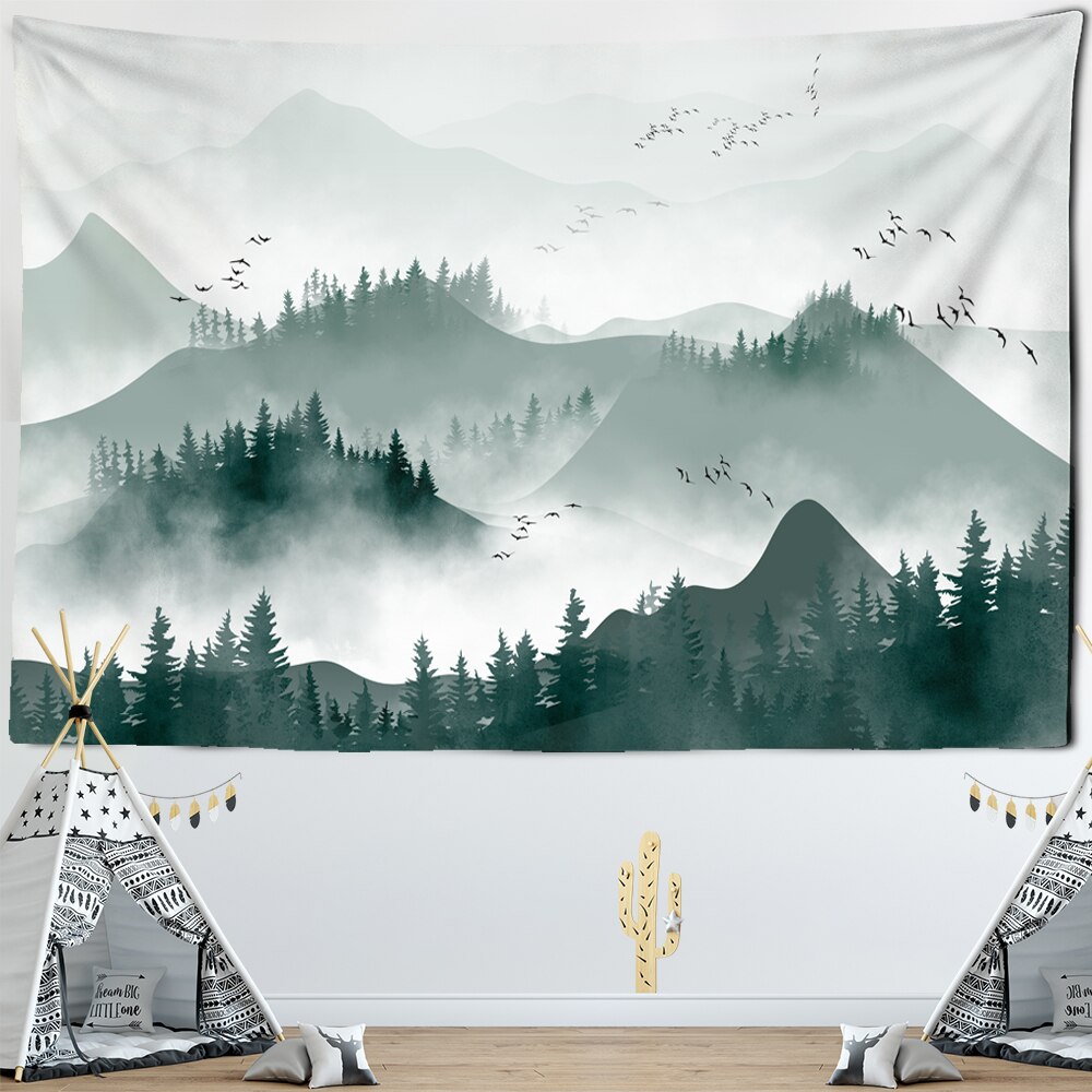 Wall Tapestry Art | Forest of Japan