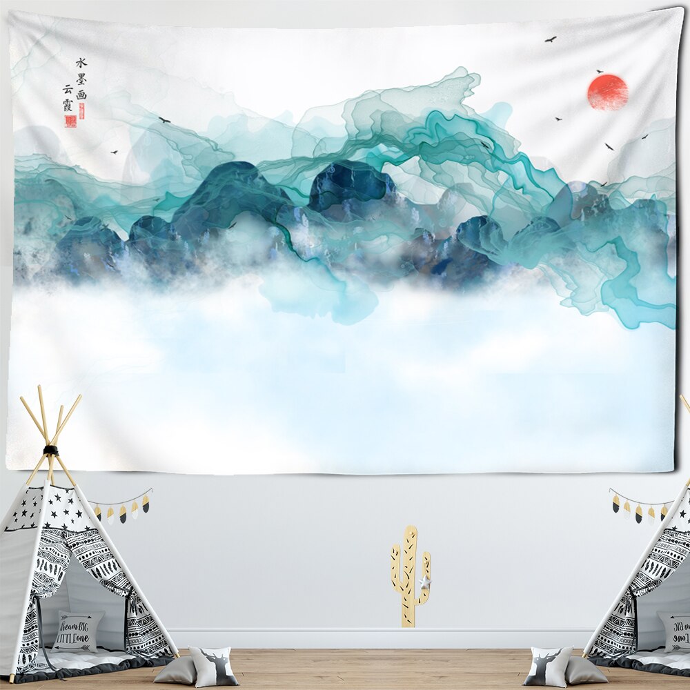 Wall Tapestry Art | Japanese Mist
