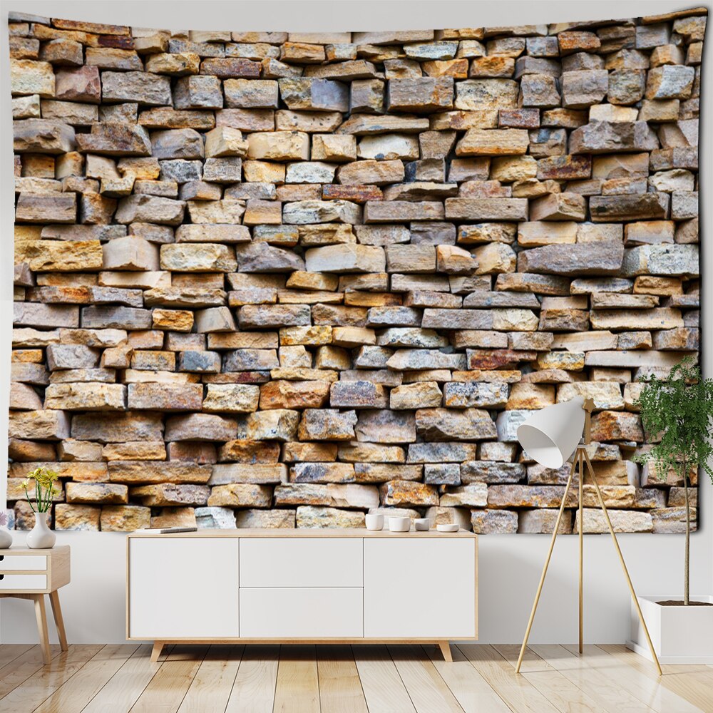 Wall Tapestry Imitation | Small stone wall