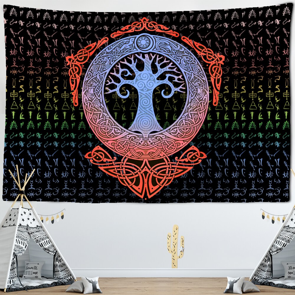 Wall Tapestry Spirituality | Viking Tree