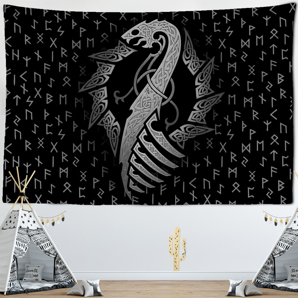 Wall Tapestry Art | Viking Drakkar