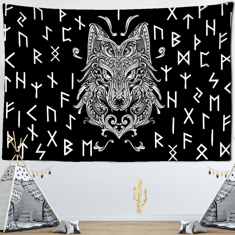 Wall Tapestry Art | Northern Wolf