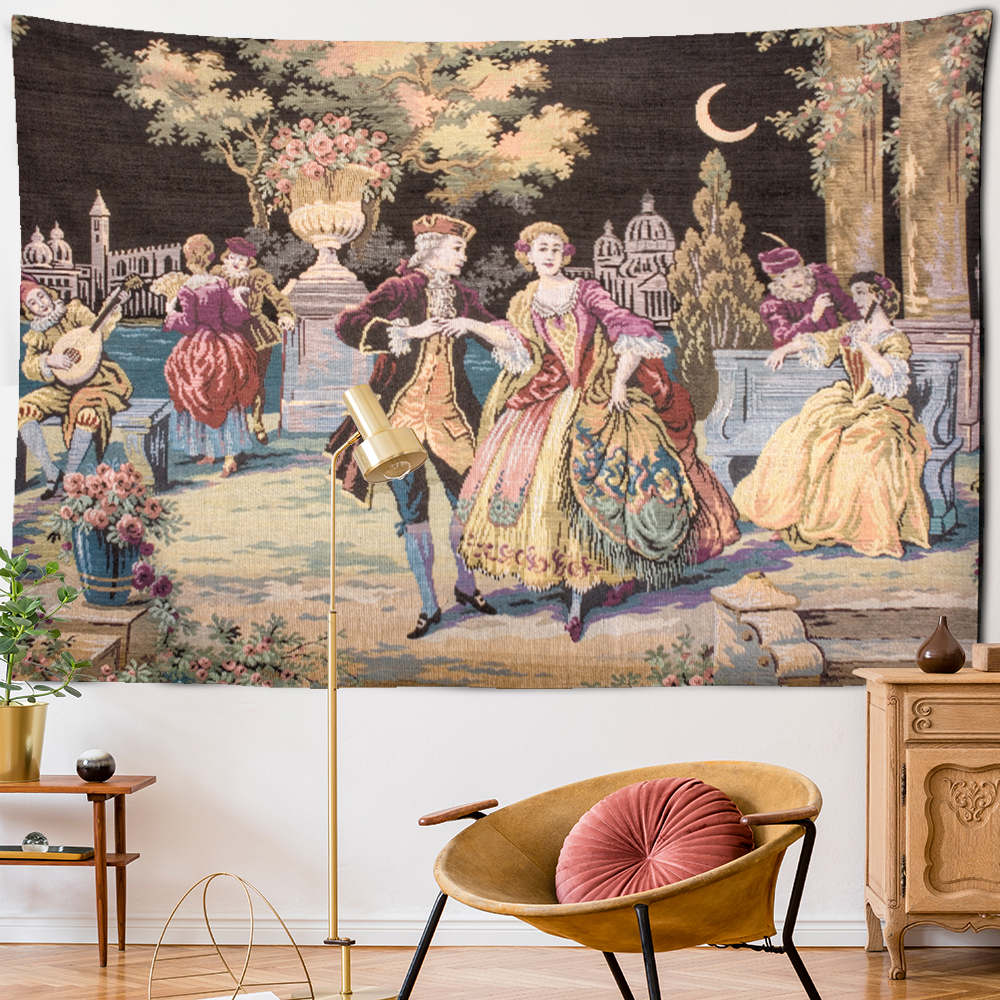 Cultural wall tapestry Royal Court of Venice