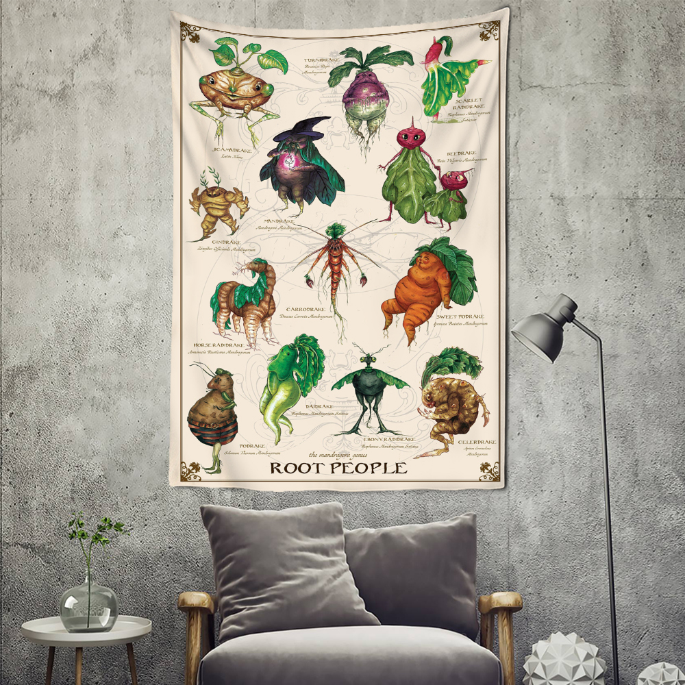 Wall Tapestry Nature | Super Vegetables