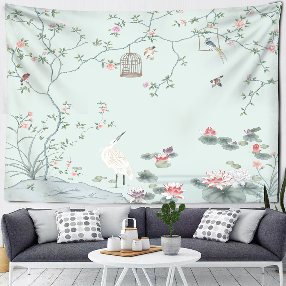 Wall Tapestry Art | Free Birds of China