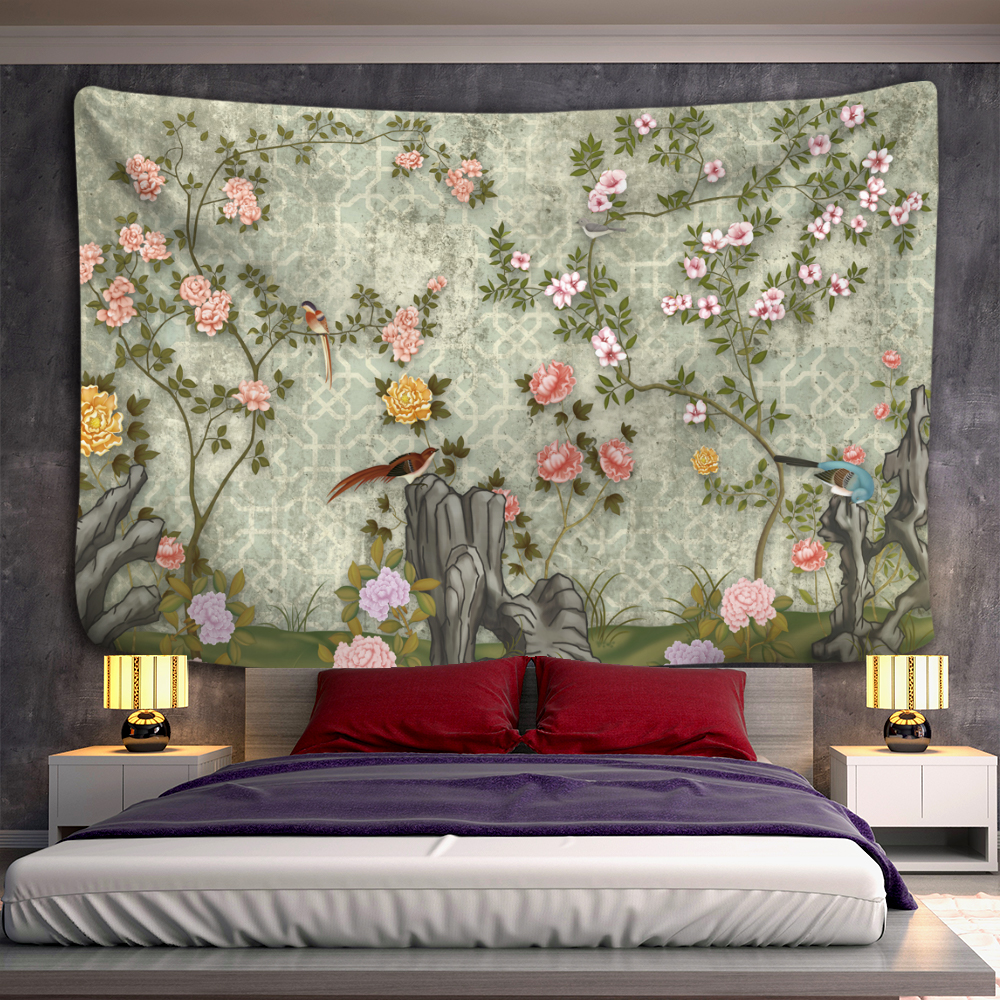 Wall Tapestry Art | English Garden