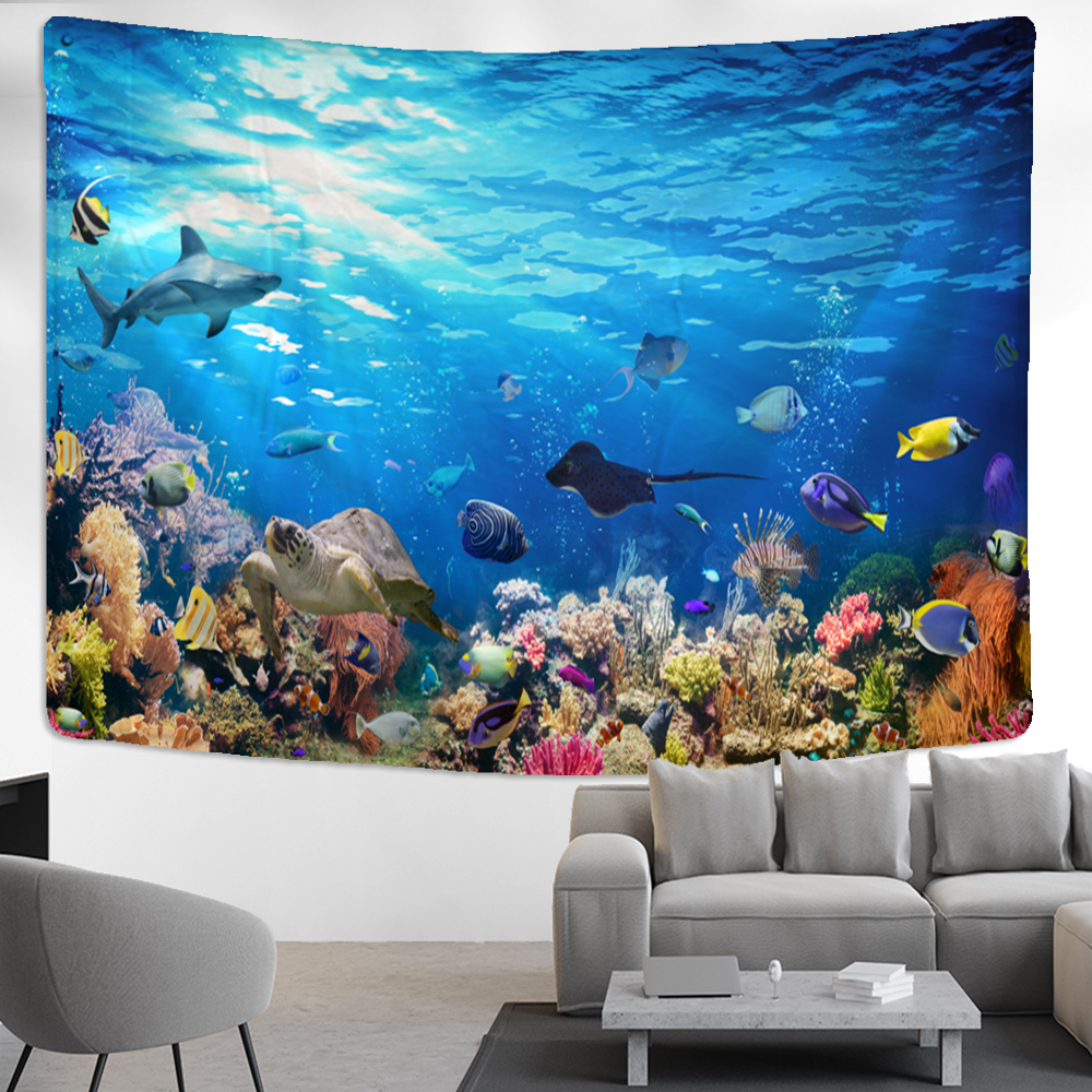 Wall Tapestry Animals | Oceanic Harmony
