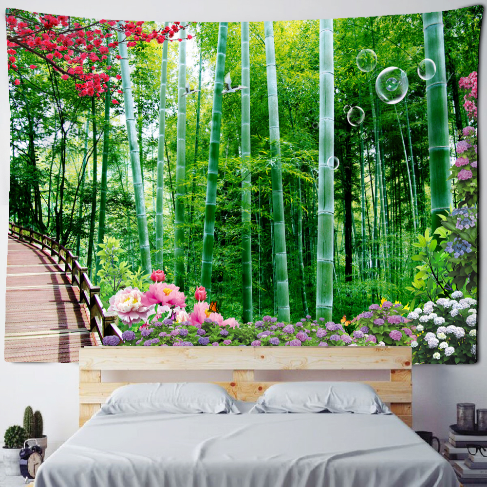 Wall Tapestry Nature | Garden of Bamboo
