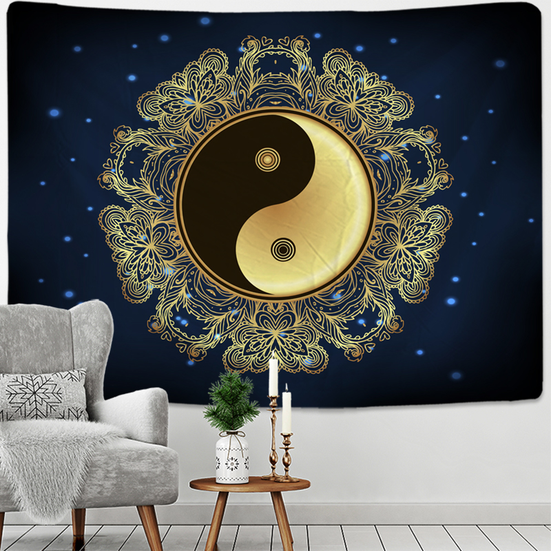 Wall Tapestry Spirituality | Cosmic Yin and Yang