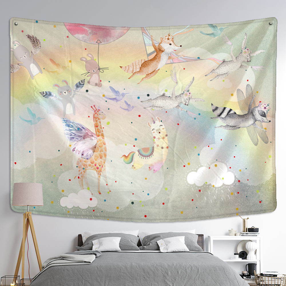 Wall Tapestry Kids | Wonderful Flying Animals